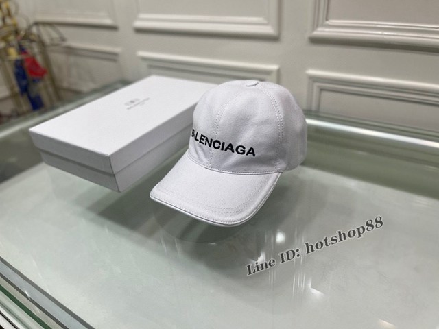 Balenciaga專櫃新款巴黎世家立體刺繡帆布經典原單棒球帽鴨舌帽 mmyj3018